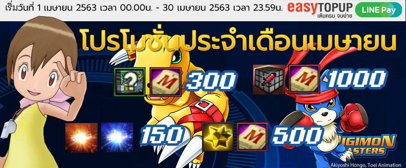 โปรโมชั่นประจำเดือนเมษายน