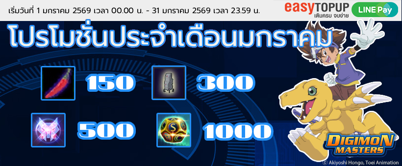 โปรโมชั่นประจำเดือนมกราคม